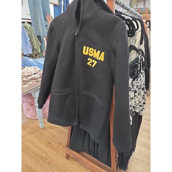 West Point Cadet Parka Wool Coat Full Zip Womens 34S - Picture 6 of 11